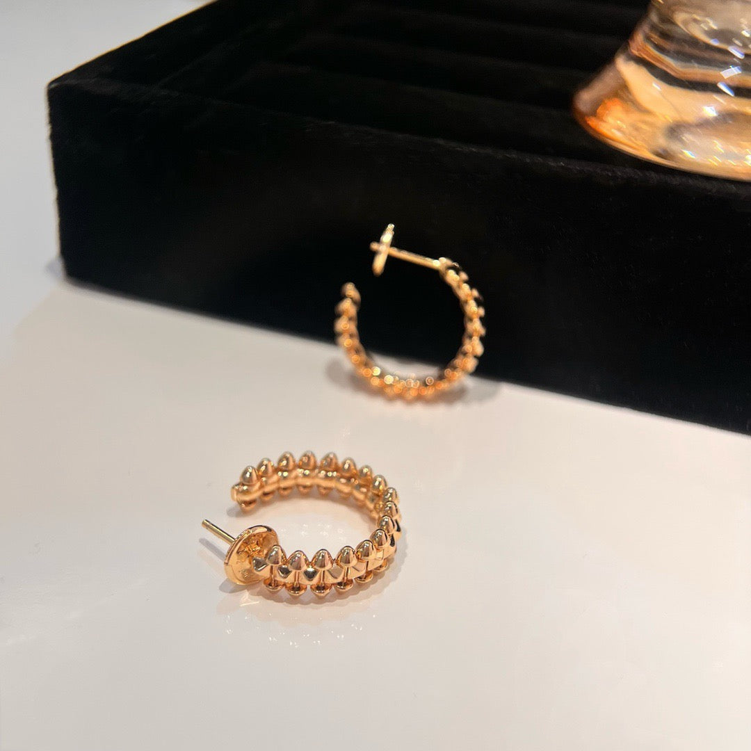 [Kincade Jewelery]CLASH SMALL HOOP EARRINGS