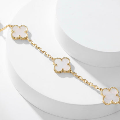 [Kincade Jewelery]KincadeS THE 10-MOTIFS WHITE MOTHER OF PEARL NECKLACE