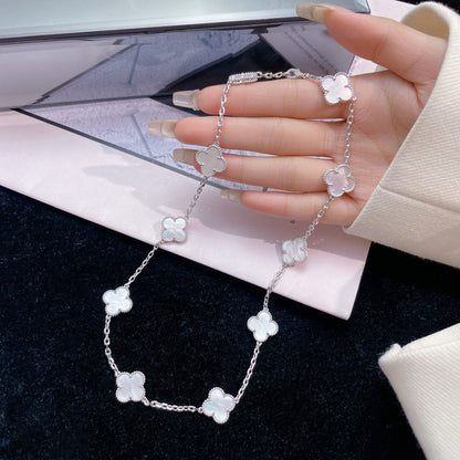 [Kincade Jewelery]KincadeS THE 10-MOTIFS WHITE MOTHER OF PEARL NECKLACE