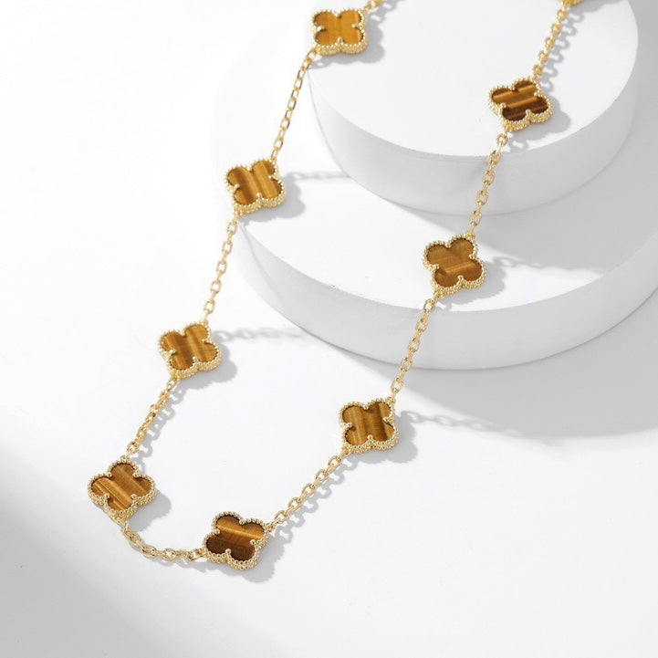 [Kincade Jewelery]KincadeS THE 10-MOTIFS TIGER EYE NECKLACE