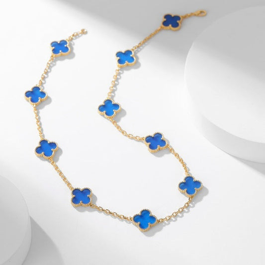 [Kincade Jewelery]KincadeS THE 10-MOTIFS BLUE AGATE NECKLACE
