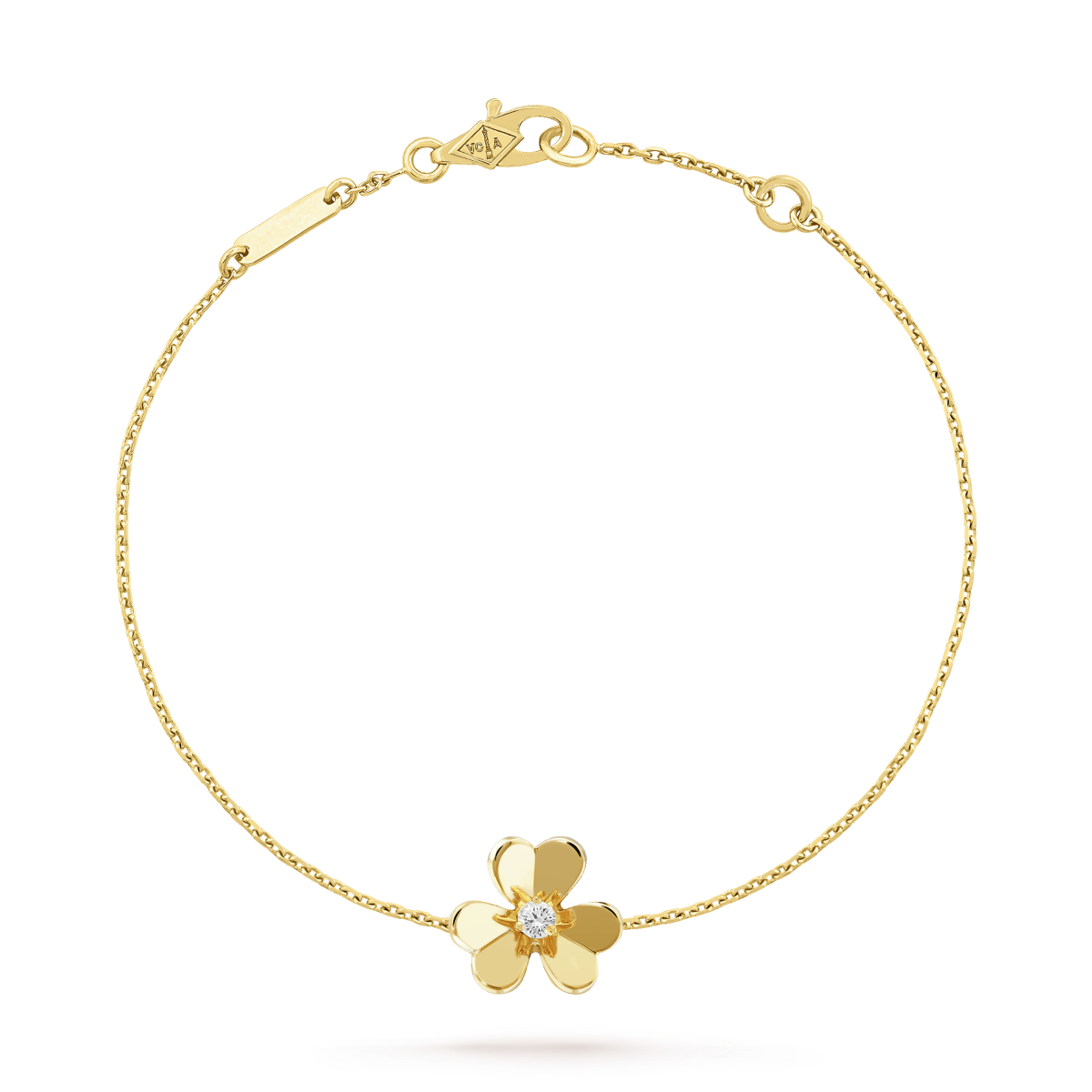 [Kincade Jewelery]FRIVOLE GOLD FLOWER PINK MALACHITE BRACELET