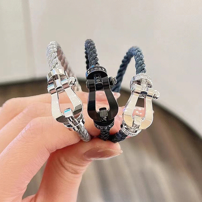 [Kincade Jewelery]FORCE LARGE HORSESHOE NO DIAMOND BRACELET GOLD