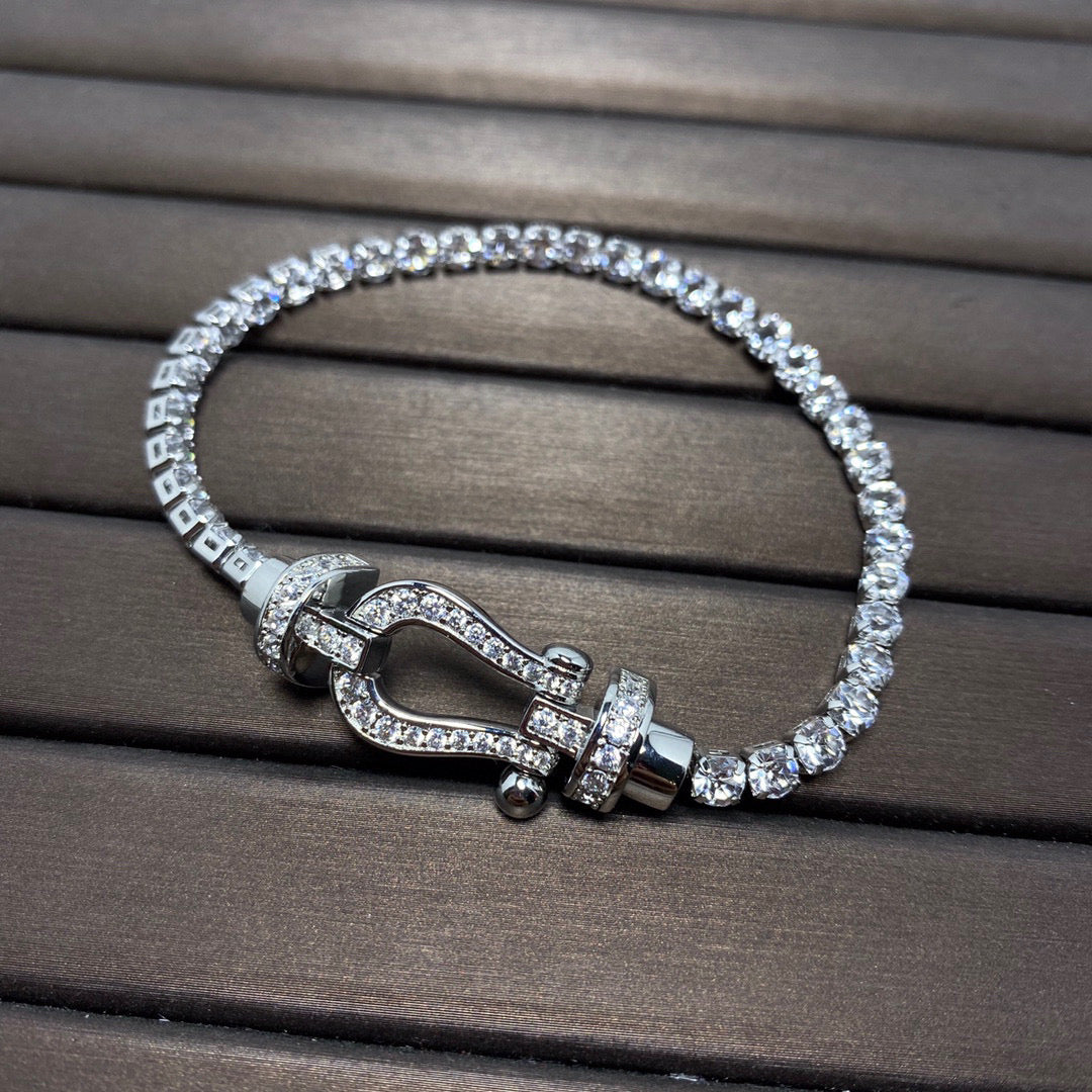 [Kincade Jewelery]FORCE  HORSESHOE  DIAMOND TENNIS BRACELET