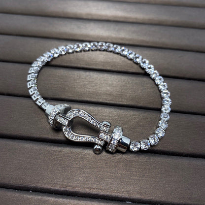 [Kincade Jewelery]FORCE  HORSESHOE  DIAMOND TENNIS BRACELET
