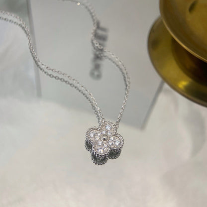 [Kincade Jewelery]Kincade 15MM DIAMOND SINGLE FLOWER NECKLACE
