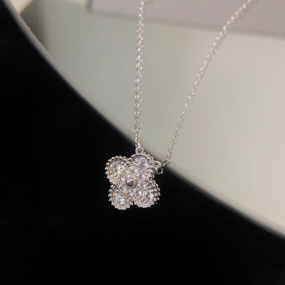 [Kincade Jewelery]Kincade 15MM DIAMOND SINGLE FLOWER NECKLACE