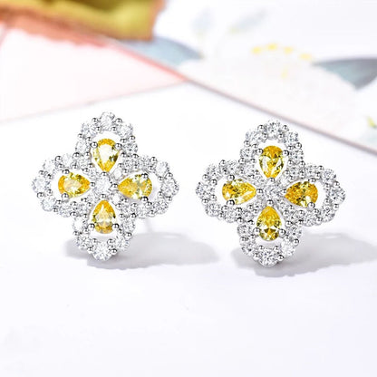 [Kincade Jewelery]LOOP EARRINGS FULL MOTIF DIAMOND 16MM
