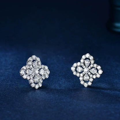 [Kincade Jewelery]LOOP EARRINGS FULL MOTIF DIAMOND 16MM
