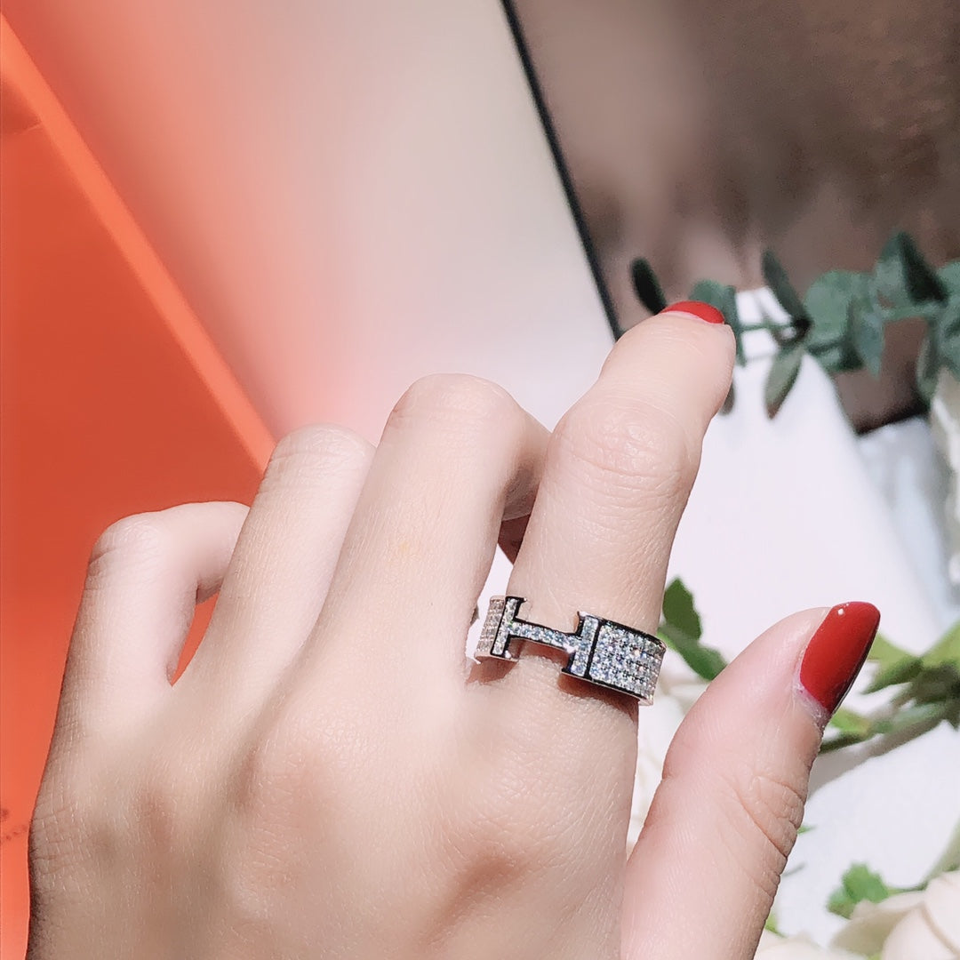 [Kincade Jewelery]H RING FULL DIAMOND