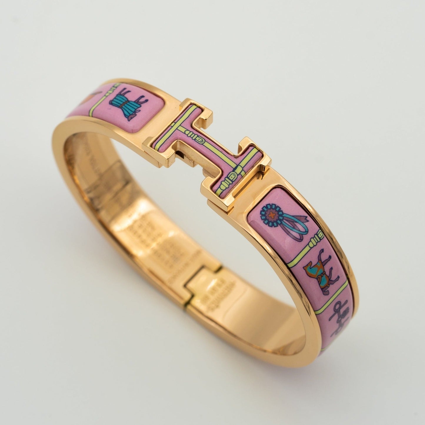 [Kincade Jewelery]H PINK GOLD BRACELET PINK CERAMIC