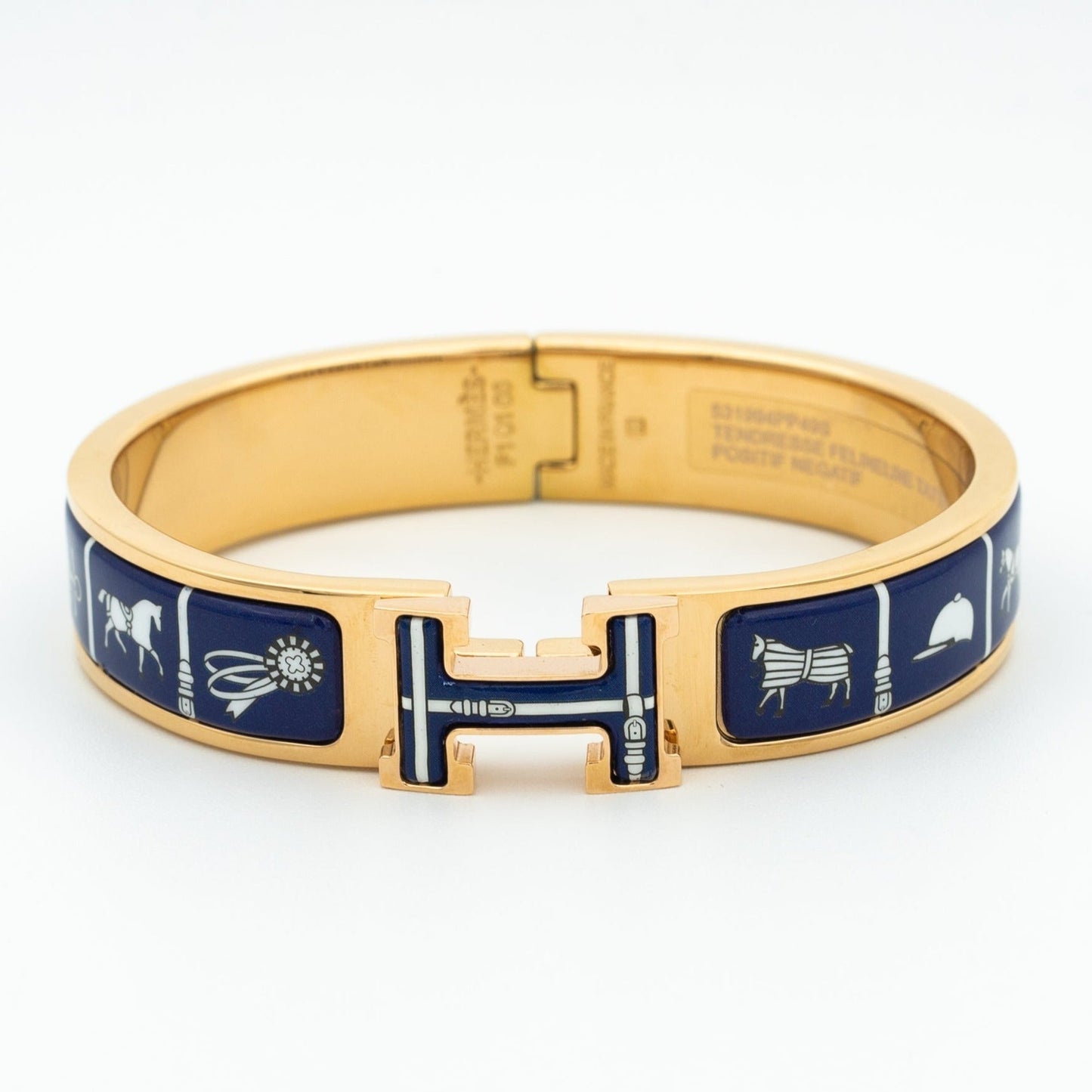[Kincade Jewelery]H BRACELET BLUE CERAMIC