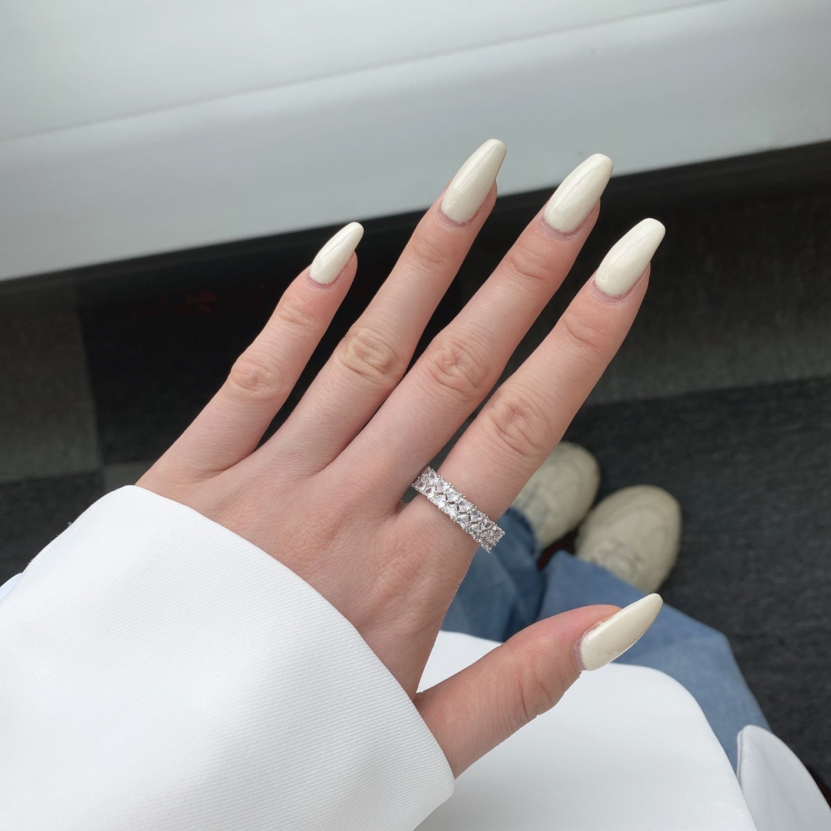 [Kincade Jewelery]Sparkling Full Heart Ring