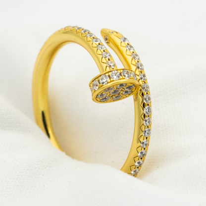 [Kincade Jewelery]JUSTE RING 1.8MM GOLD DIAMONDS