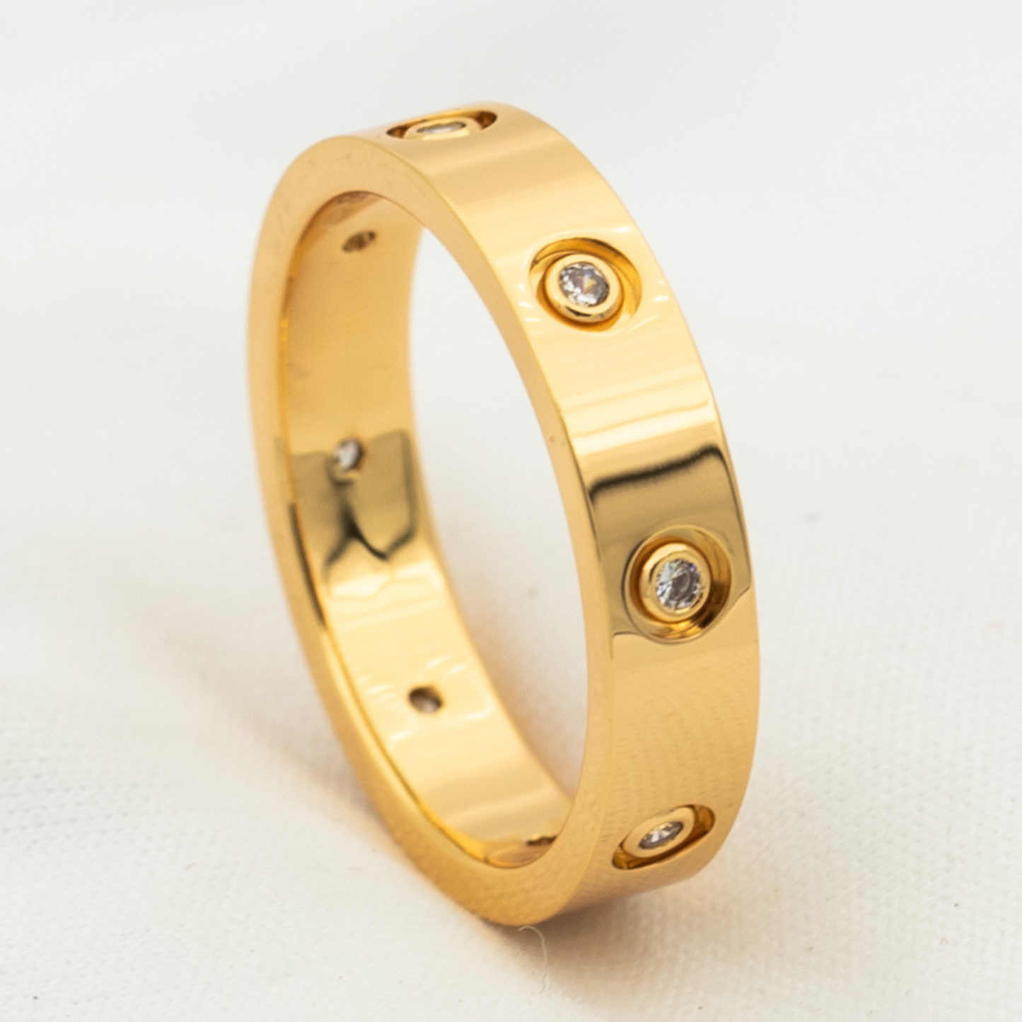 [Kincade Jewelery]LOVE RING 3.6MM 8 DIAMONDS