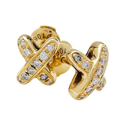 [Kincade Jewelery]JEUX DE GOLD DIAMOND EARRINGS
