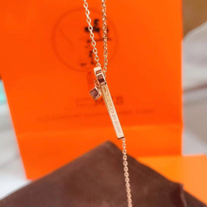 [Kincade Jewelery]HM NECKLACE PLATINUM ROSE GOLD DIAMOND