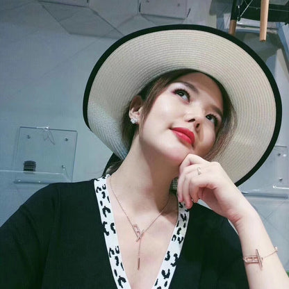 [Kincade Jewelery]HM NECKLACE PLATINUM ROSE GOLD DIAMOND