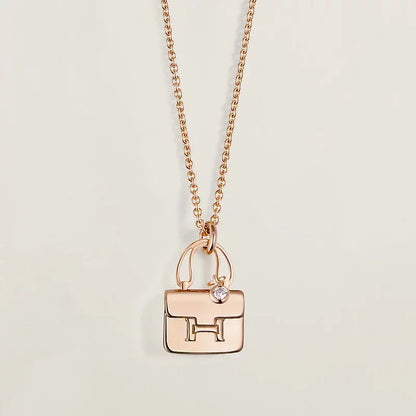[Kincade Jewelery]AMULETTE PEDANT ROSE GOLD NECKLACE