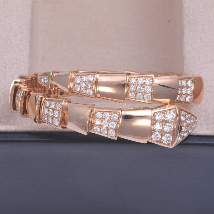 [Kincade Jewelery]SERPENTI BRACELET PINK GOLD DIAMOND