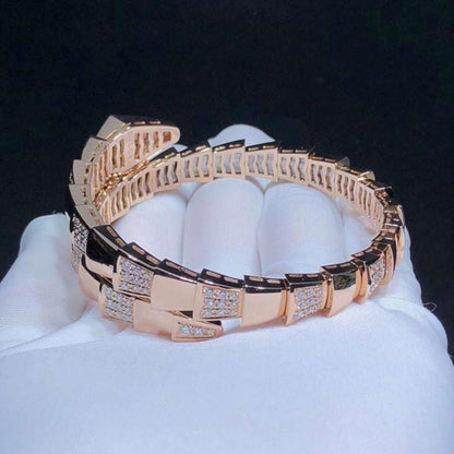 [Kincade Jewelery]SERPENTI WIDE BRACELET PINK GOLD DIAMOND