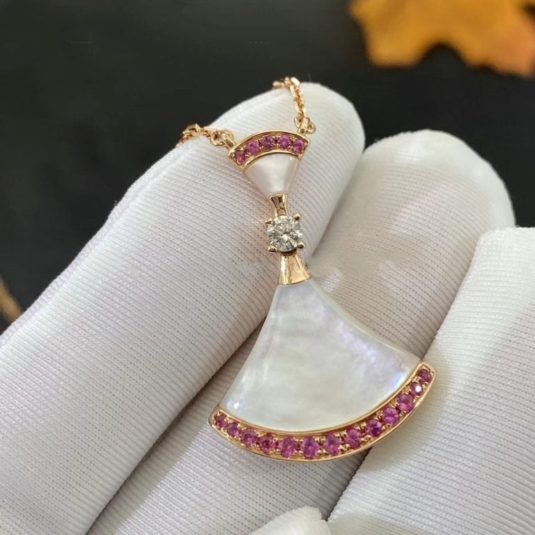 [Kincade Jewelery]DREAM NECKLACE MOP PINK DIAMOND