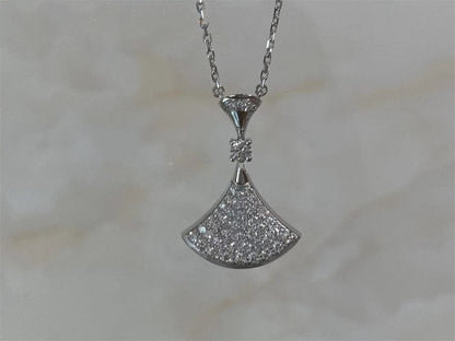 [Kincade Jewelery]DREAM NECKLACE SILVER FULL DIAMOND