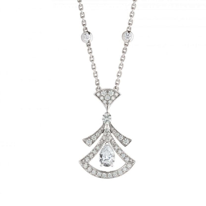 [Kincade Jewelery]DREAM NECKLACE WHITE DIAMOND SILVER