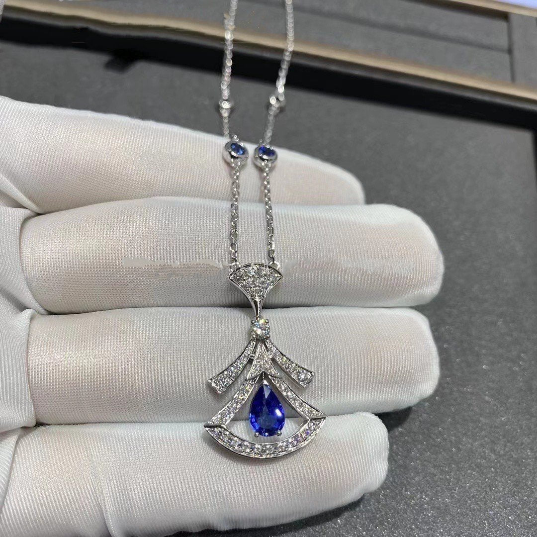 [Kincade Jewelery]DREAM NECKLACE AGATE DIAMOND SILVER
