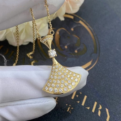 [Kincade Jewelery]DREAM NECKLACE GOLD FULL DIAMOND