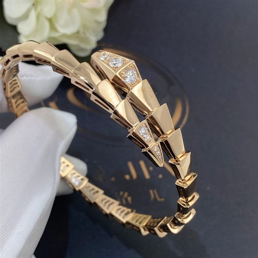 [Kincade Jewelery]SERPENTI BRACELET DIAMONDS PINK GOLD