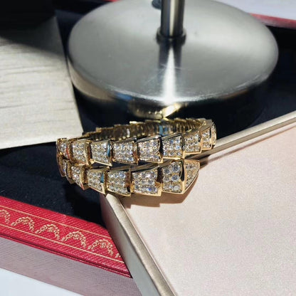 [Kincade Jewelery]SERPENTI BRACELET 8MM GOLD DIAMOND