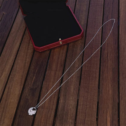 [Kincade Jewelery]AMULETTE SILVER FULL DIAMOND NECKLACE