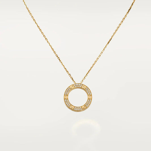 [Kincade Jewelery]LOVE NECKLACE ADJUSTABLE ROSE GOLD
