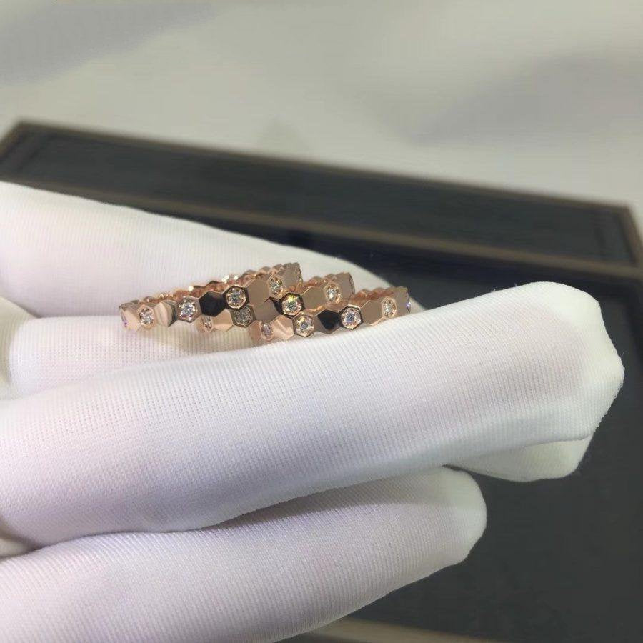 [Kincade Jewelery]BEE LOVE RING PINK GOLD DIAMOND