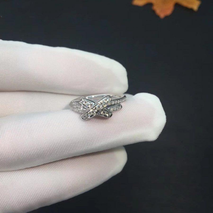 [Kincade Jewelery]JEUX DE SILVER DIAMOND RING