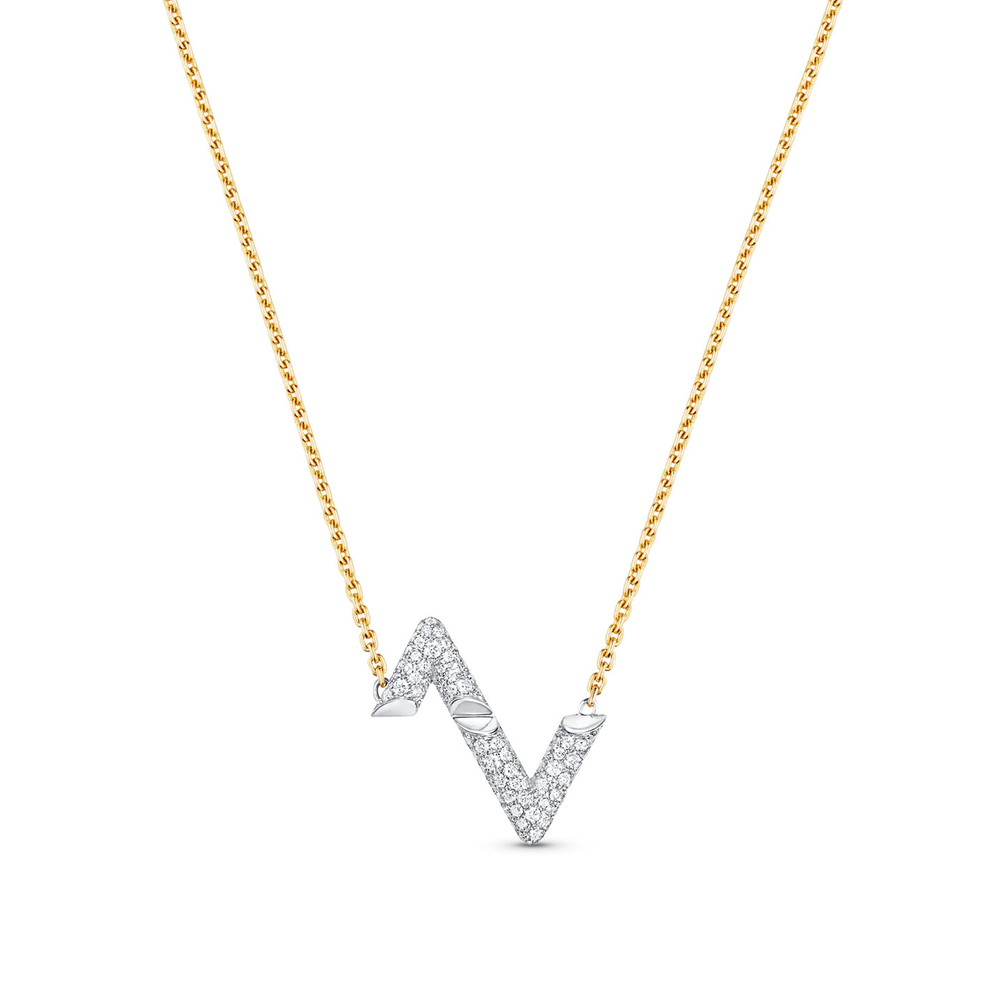 [Kincade Jewelery]VOLT SILVER DIAMOND PEDANT NECKLACE