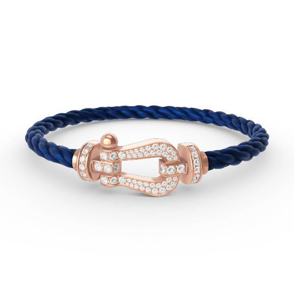 [Kincade Jewelery]FORCE LARGE HORSESHOE FULL DIAMOND BRACELET ROSE GOLD