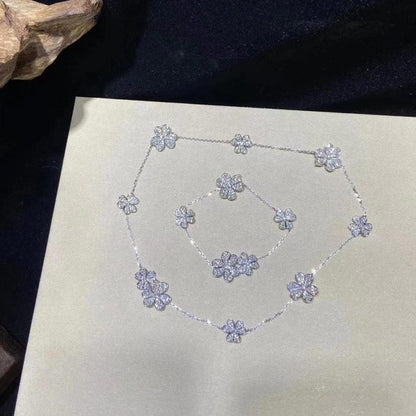 [Kincade Jewelery]FRIVOLE SILVER 5 FLOWERS BRACELET