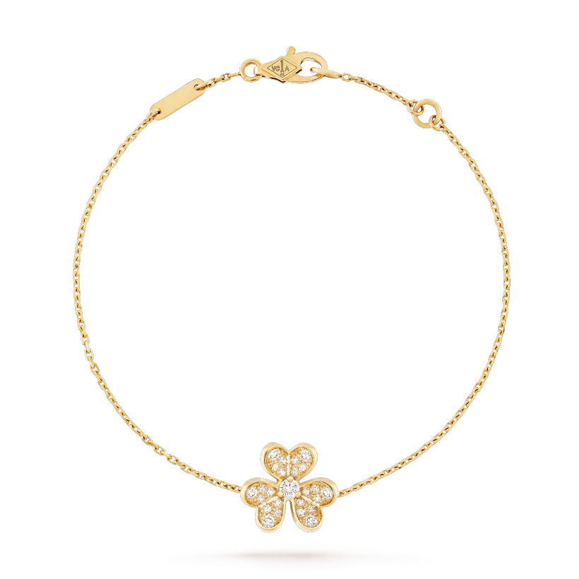 [Kincade Jewelery]FRIVOLE GOLD FLOWER DIAMOND BRACELET
