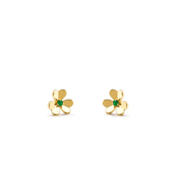 [Kincade Jewelery]FRIVOLE  FLOWER MALACHITE EARRINGS