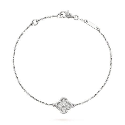 [Kincade Jewelery]Kincade  SINGLE FLOWER BRACELET SILVER