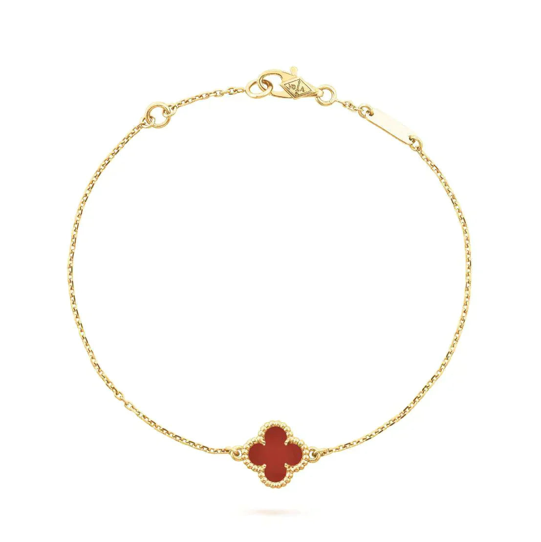 [Kincade Jewelery]Kincade  CARNELIAN SINGLE FLOWER BRACELET