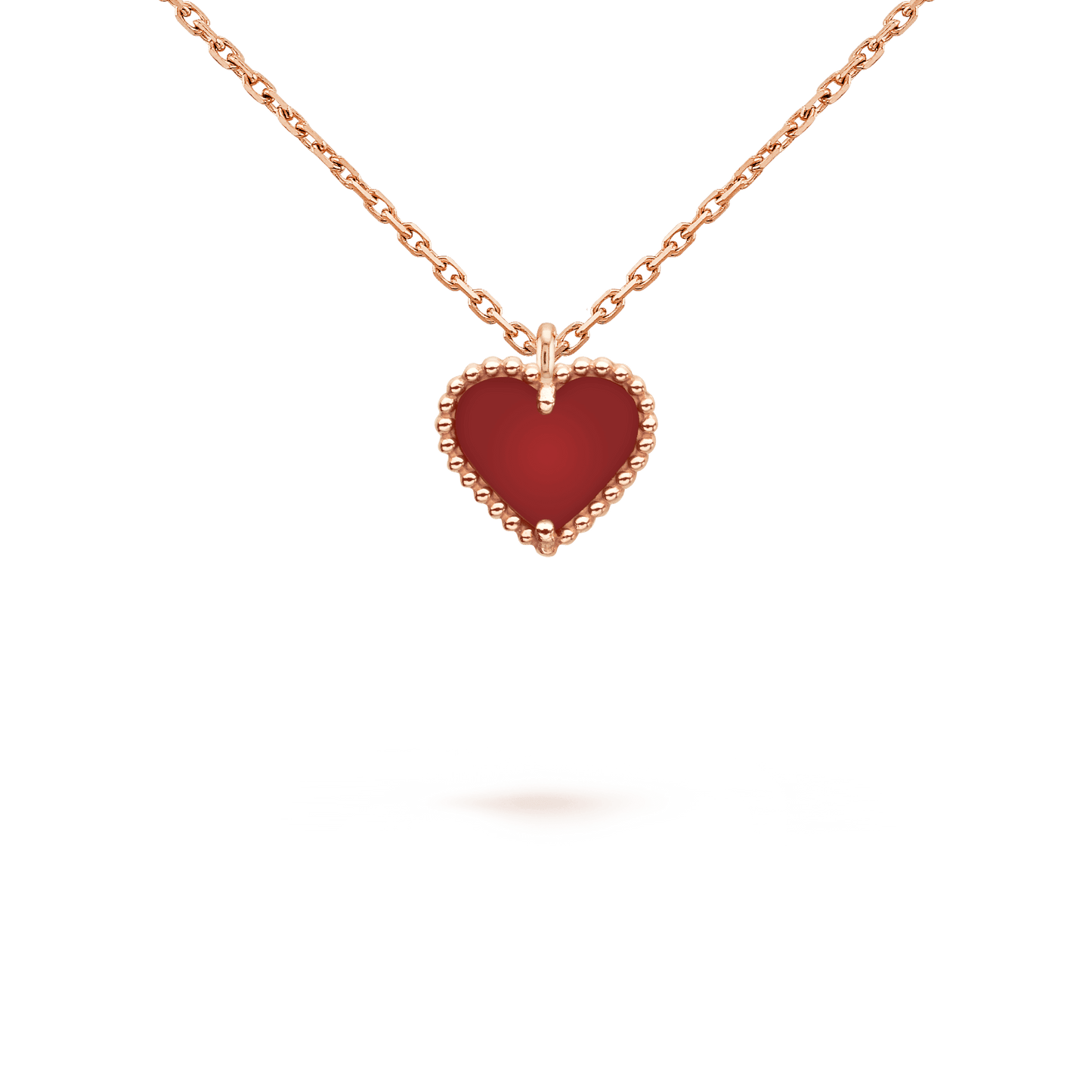 [Kincade Jewelery]SWEET Kincade CARNELIAN HEART NECKLACE