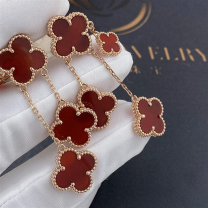 [Kincade Jewelery]Kincade EARRINGS CARNELIAN 4 MOTIFS PINK GOLD